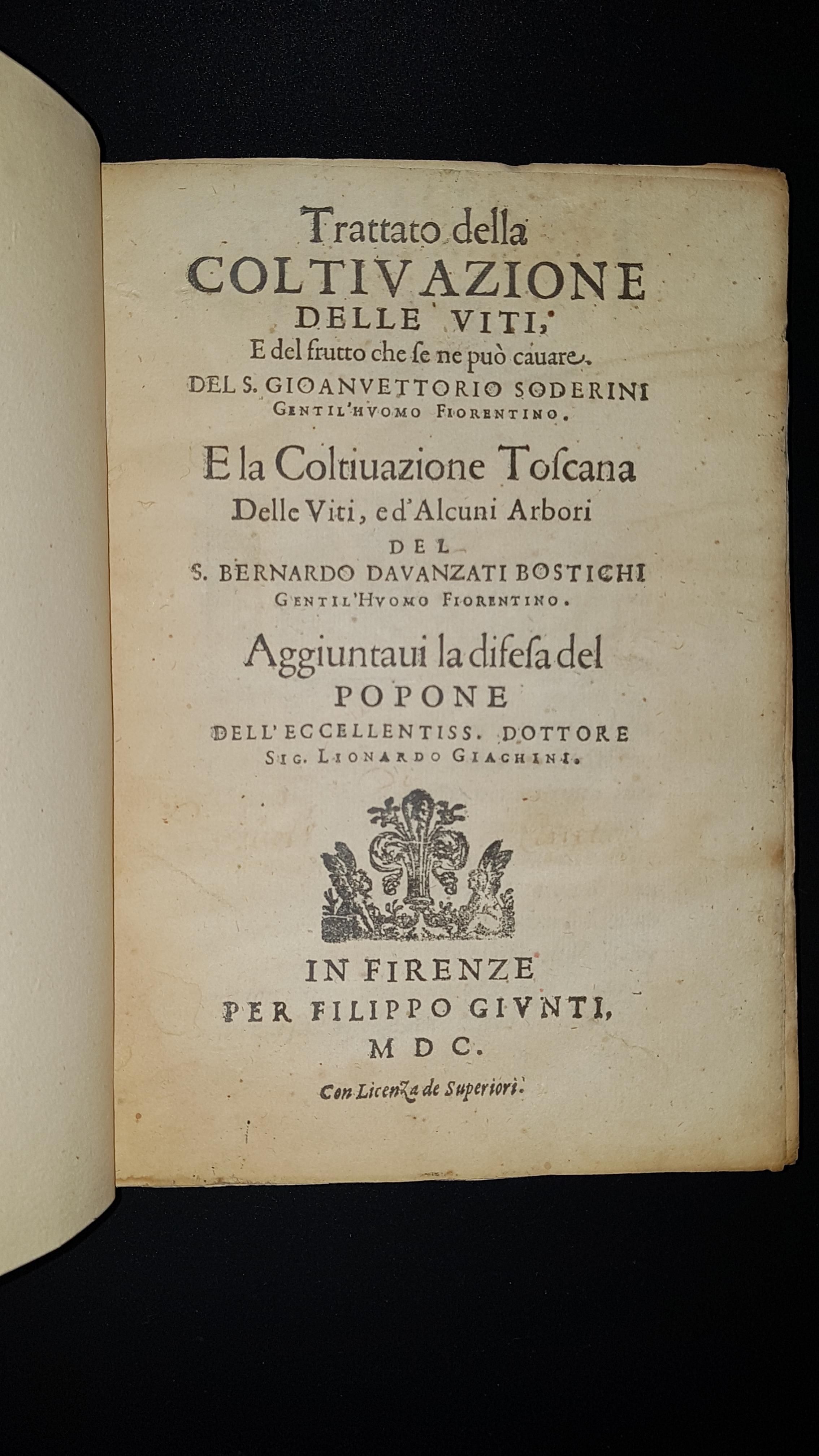 SODERINI, Giovanni Vettorio