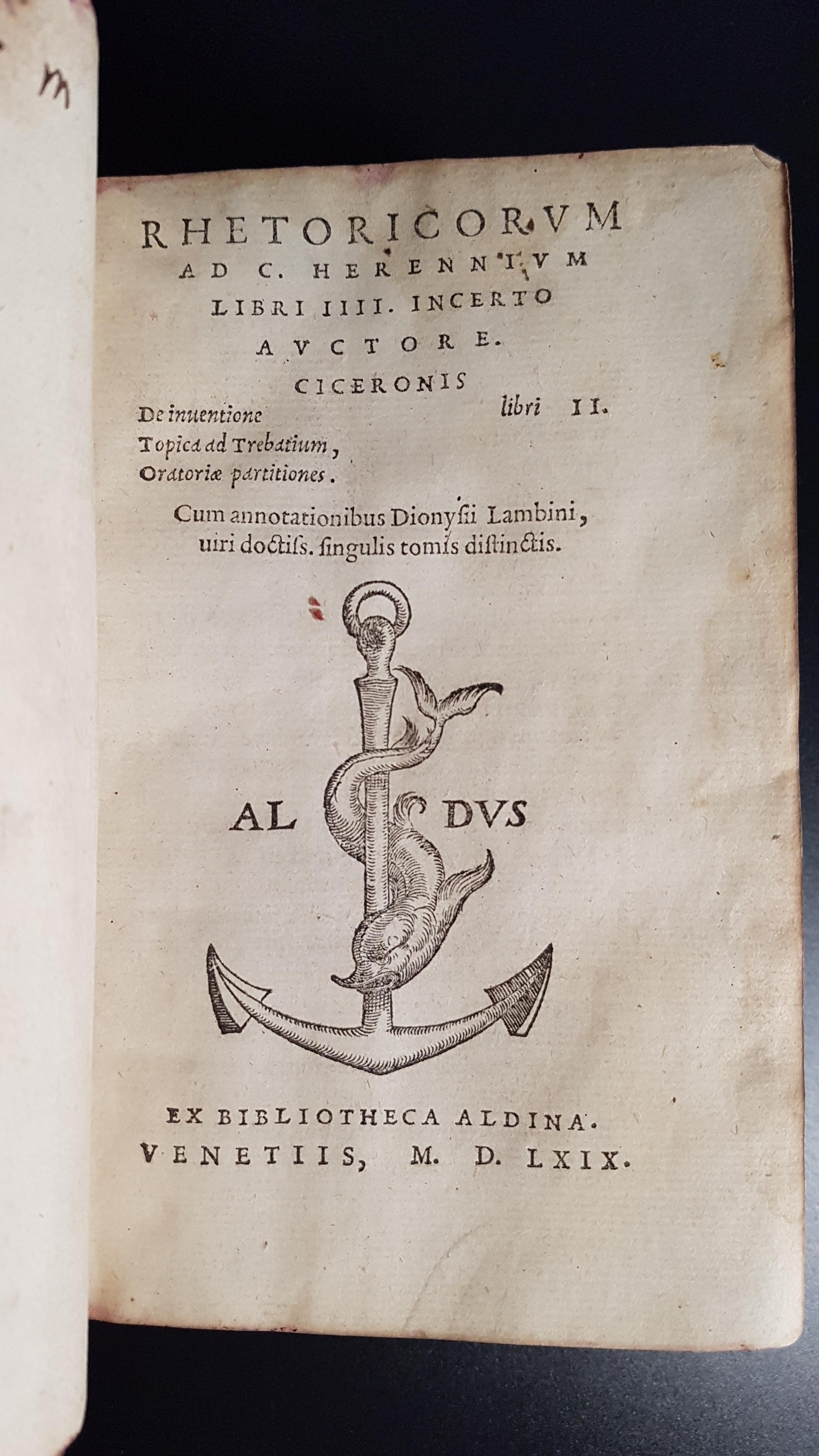 CICERO, Marcus Tullius, [LAMBIN, Denis.]