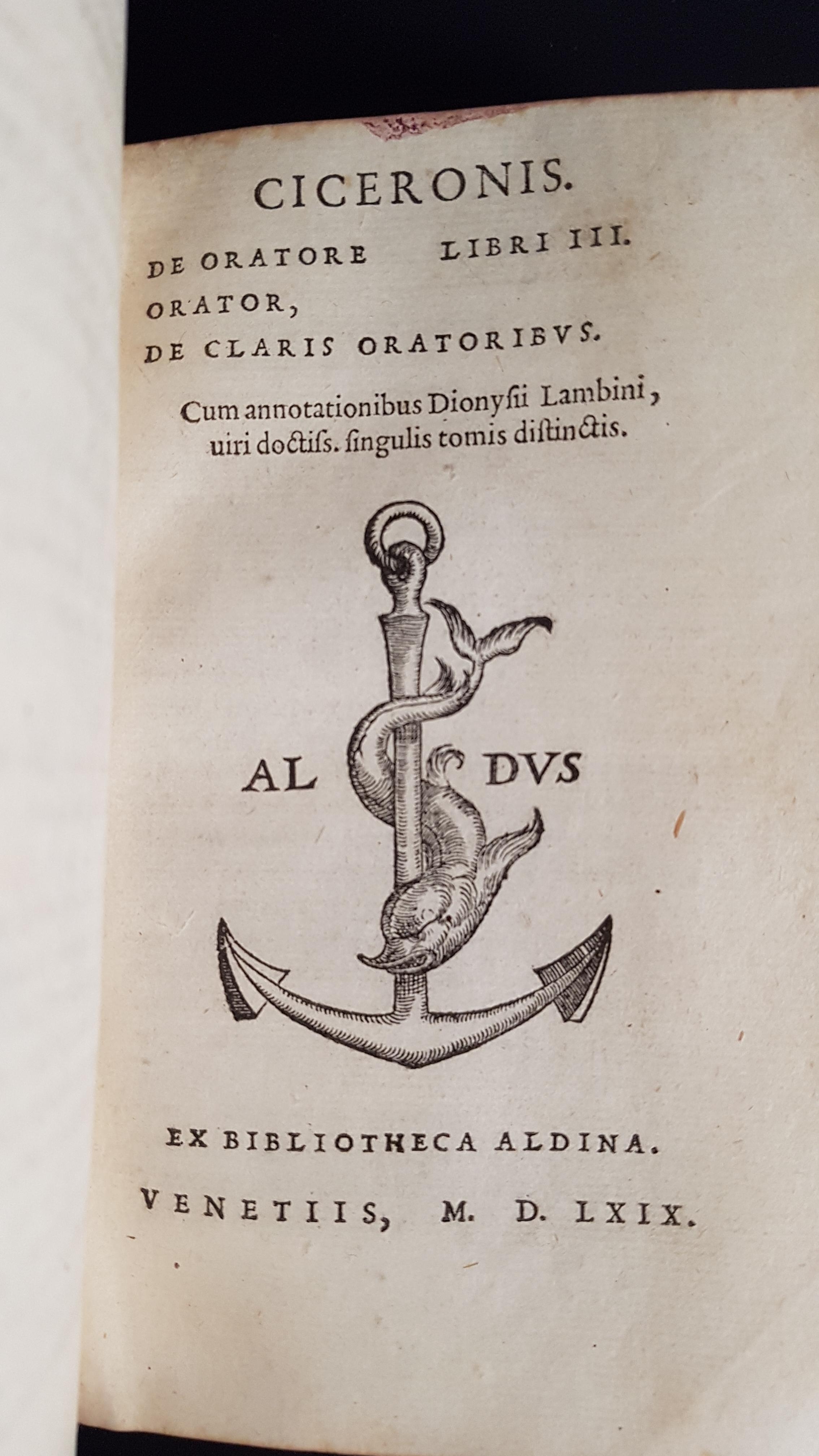CICERO, Marcus Tullius, [LAMBIN, Denis.]