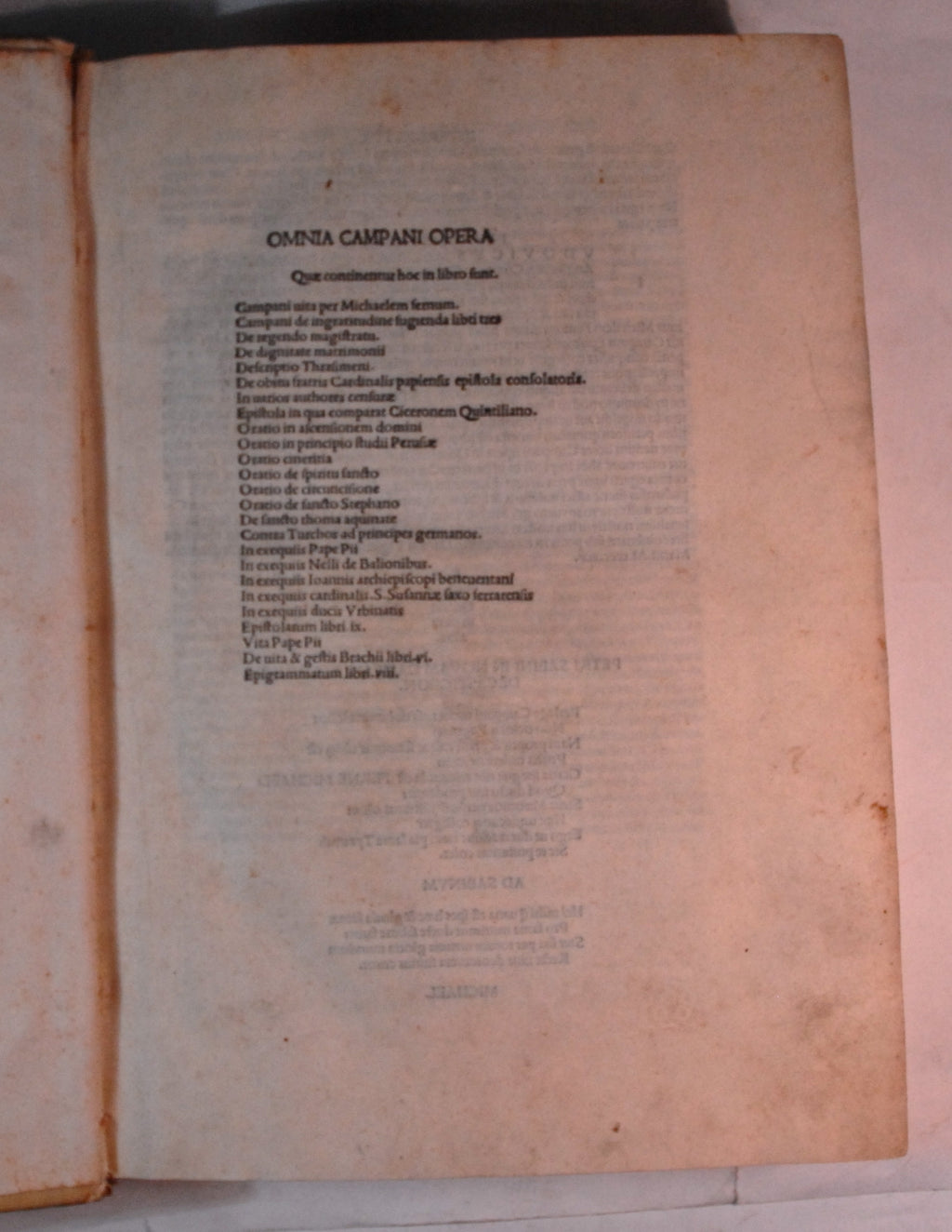 CAMPANUS, Johannes Antonius