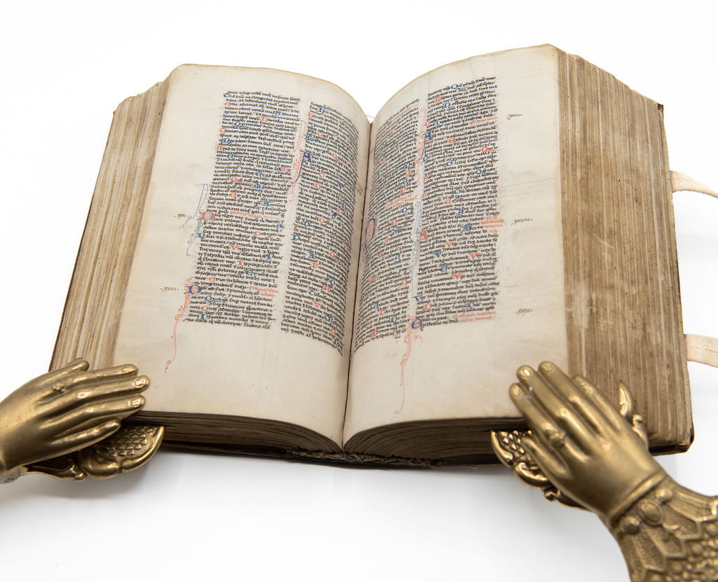 BIBLE, decorated manuscript