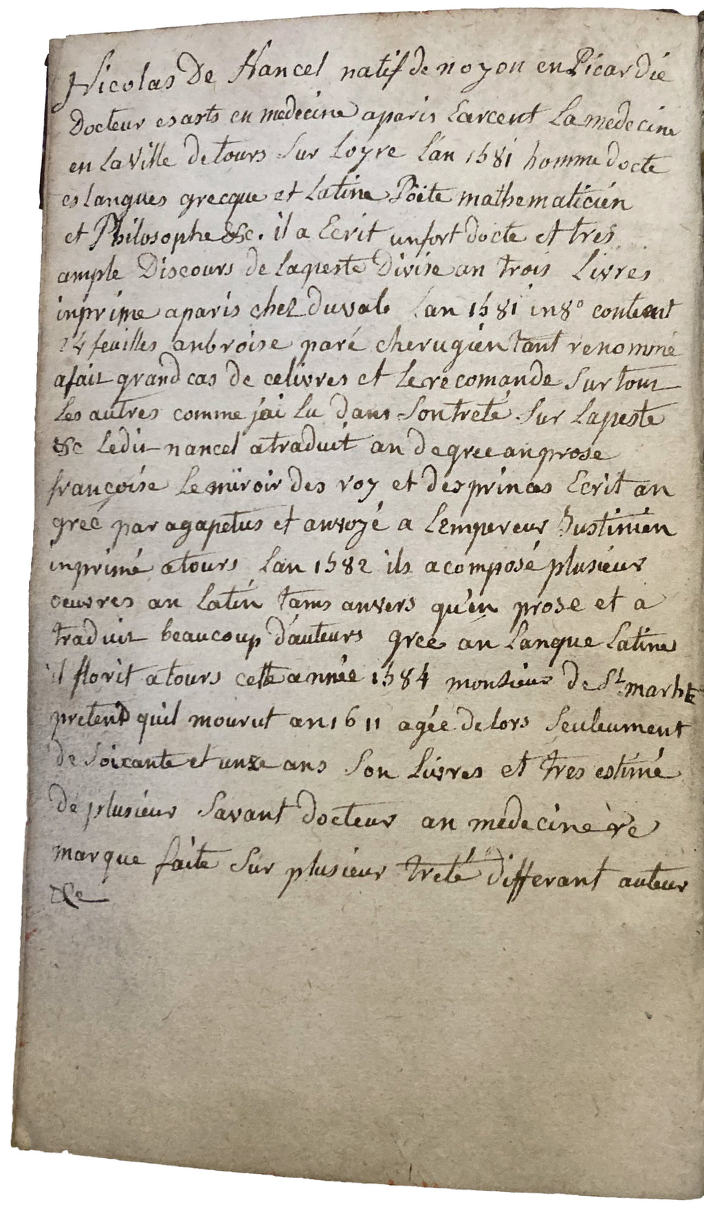 NANCEL, Nicolas de.