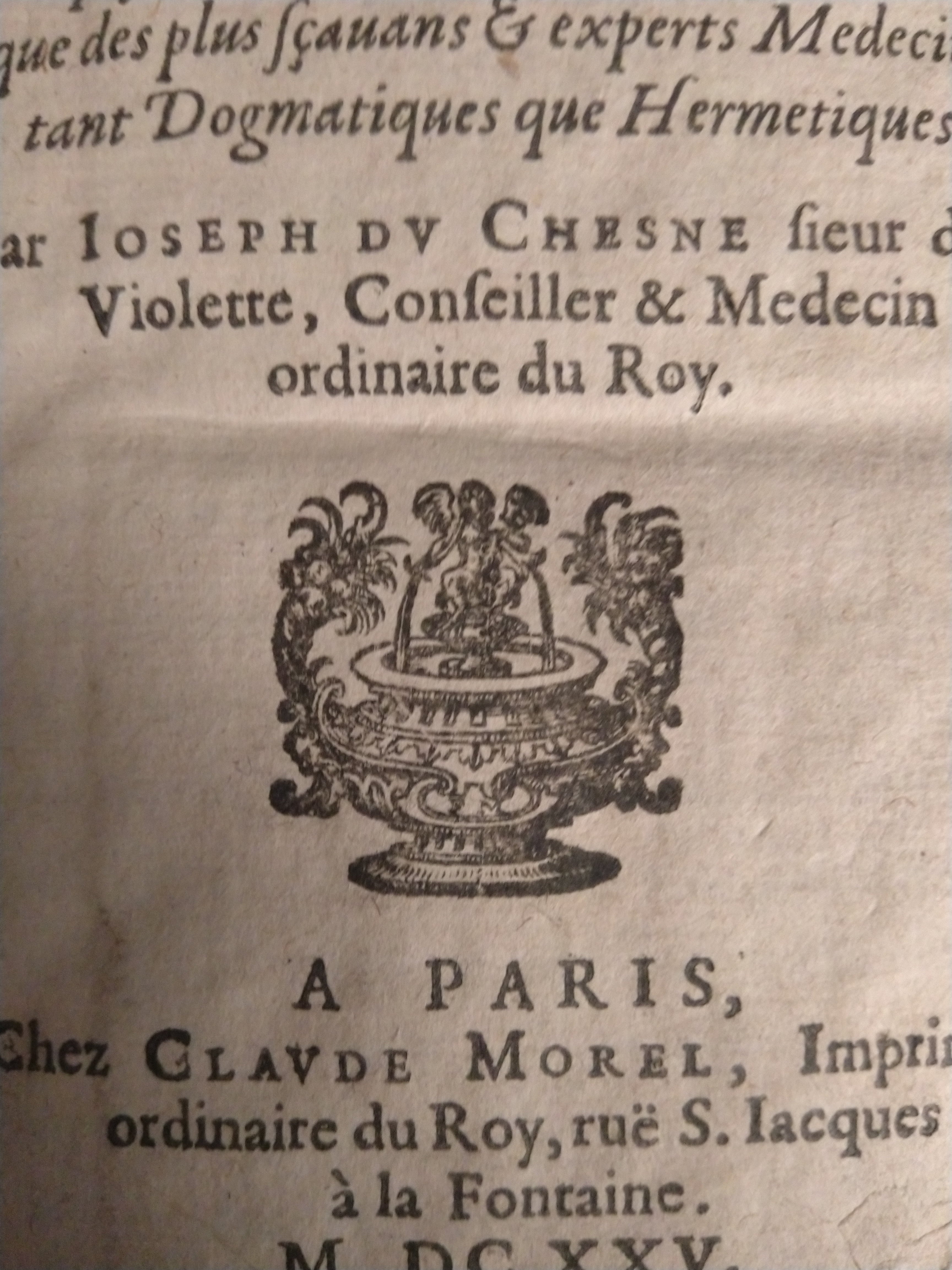 DU CHESNE, Joseph