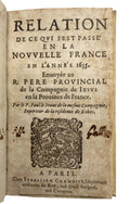 LE JEUNE, Paul; BREBEUF, Jean de; PERRAULT, Julien.