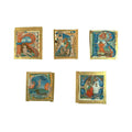 FIVE HISTORIATED INITIALS