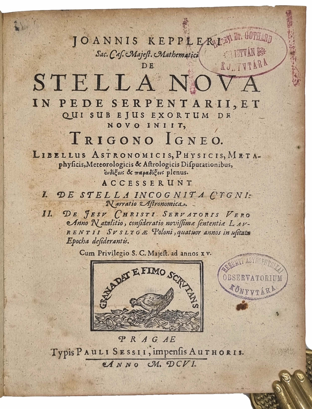 KEPLER, Johannes