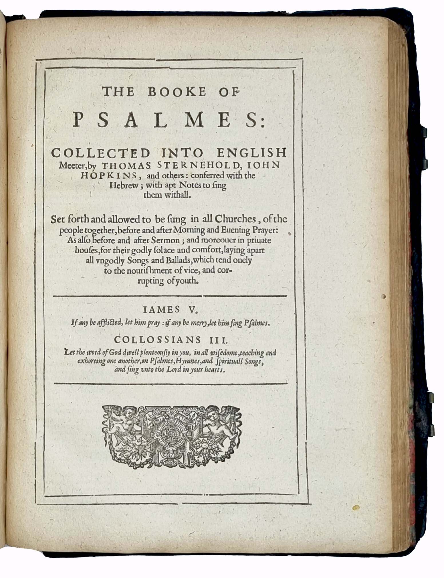 BIBLE [with] PSALMS