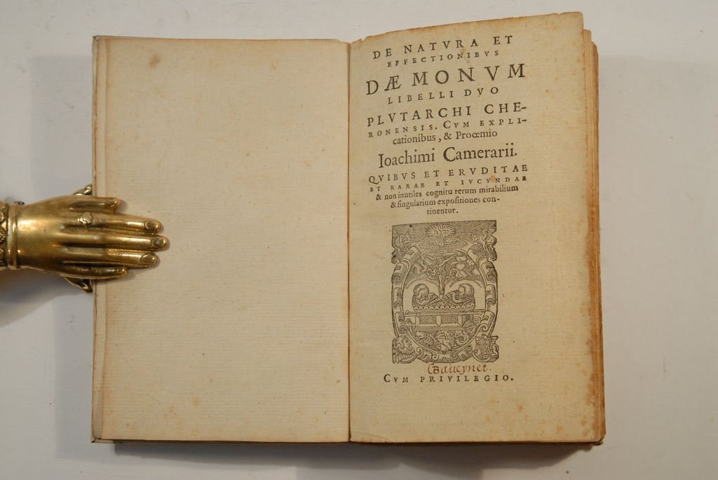 PLUTARCH [and] CAMERARIUS, Joachim
