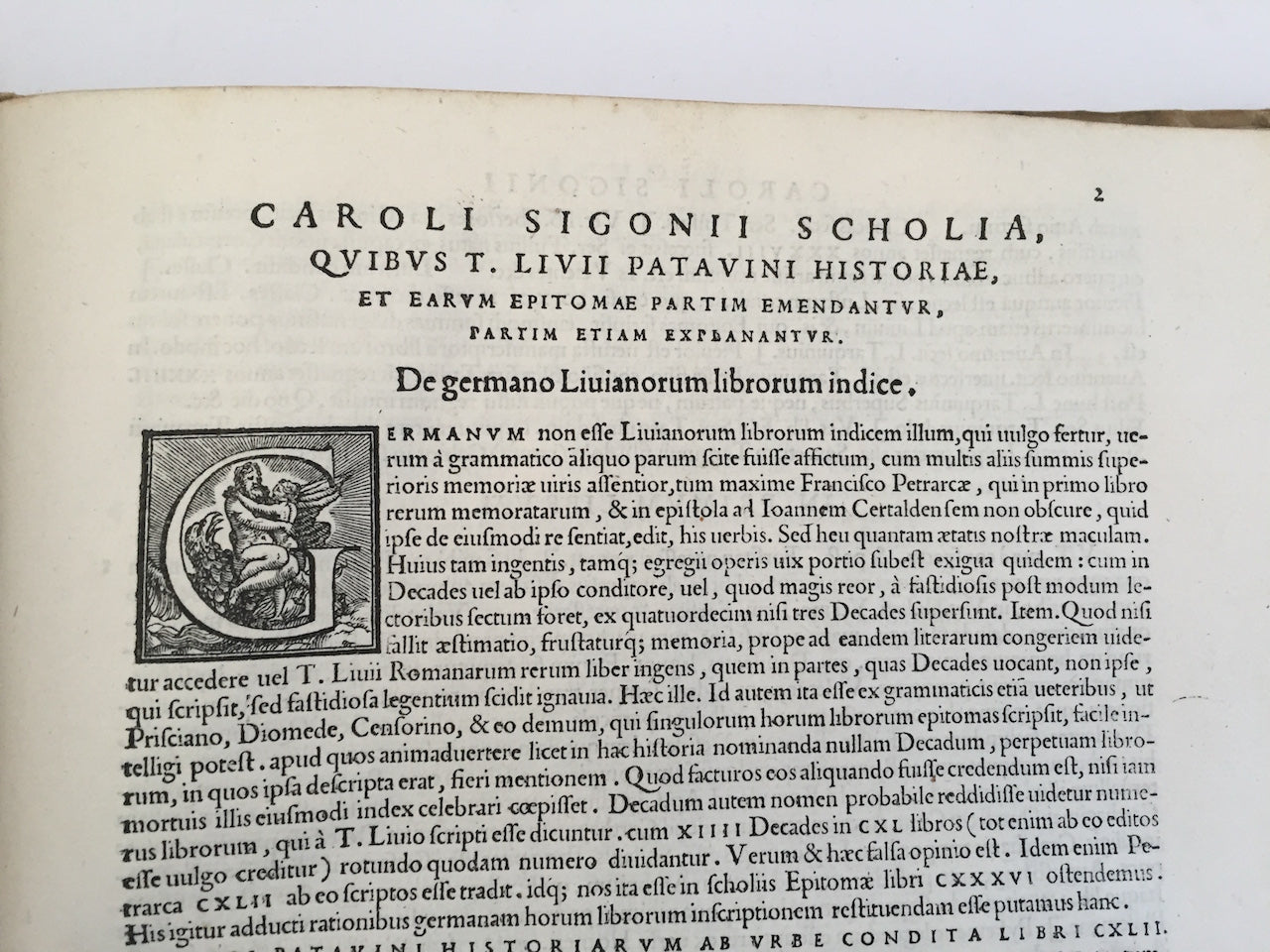 LIVY, Titus [and] SIGONIUS, Carolus