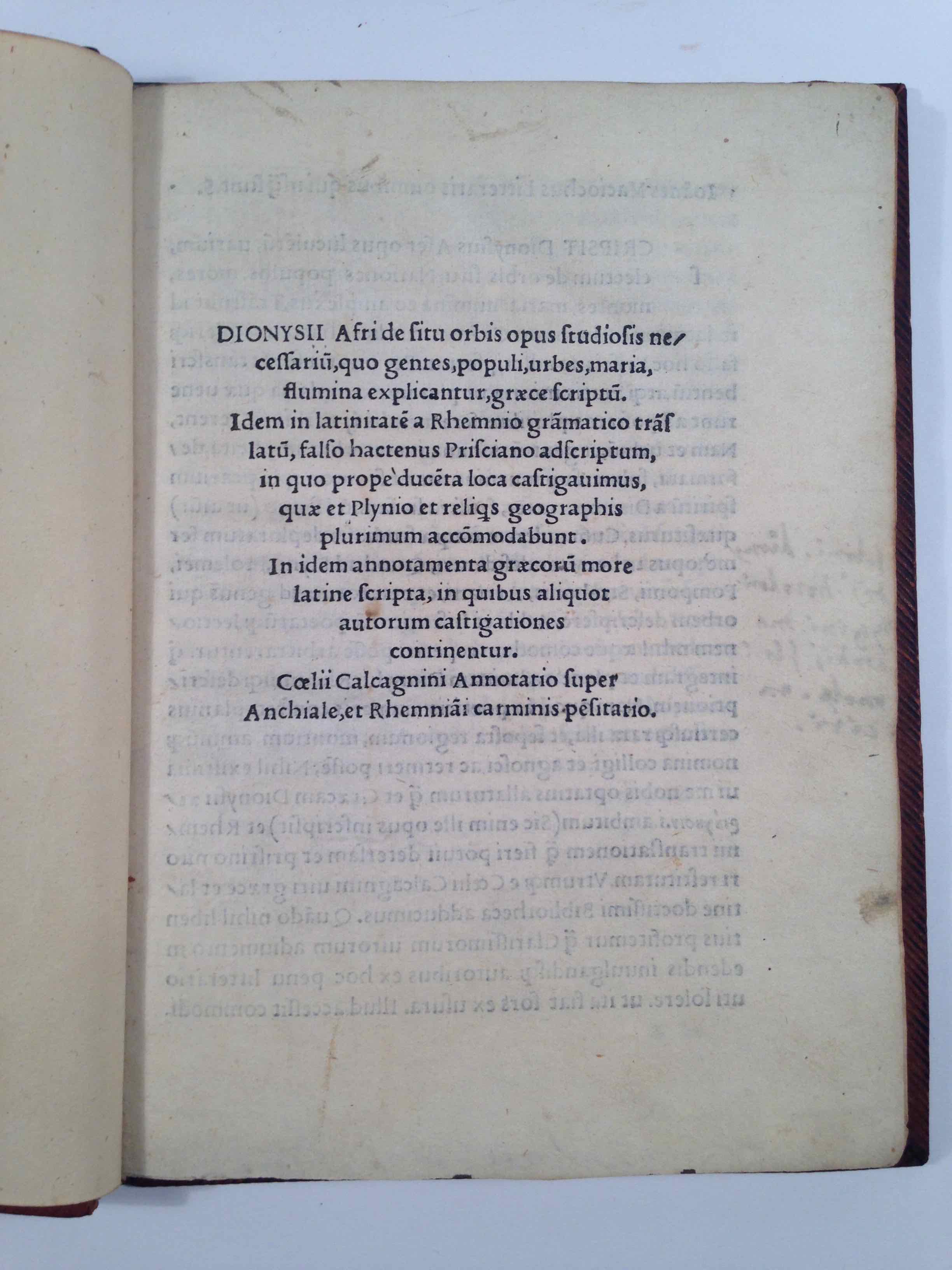 DIONYSIUS Periegetes