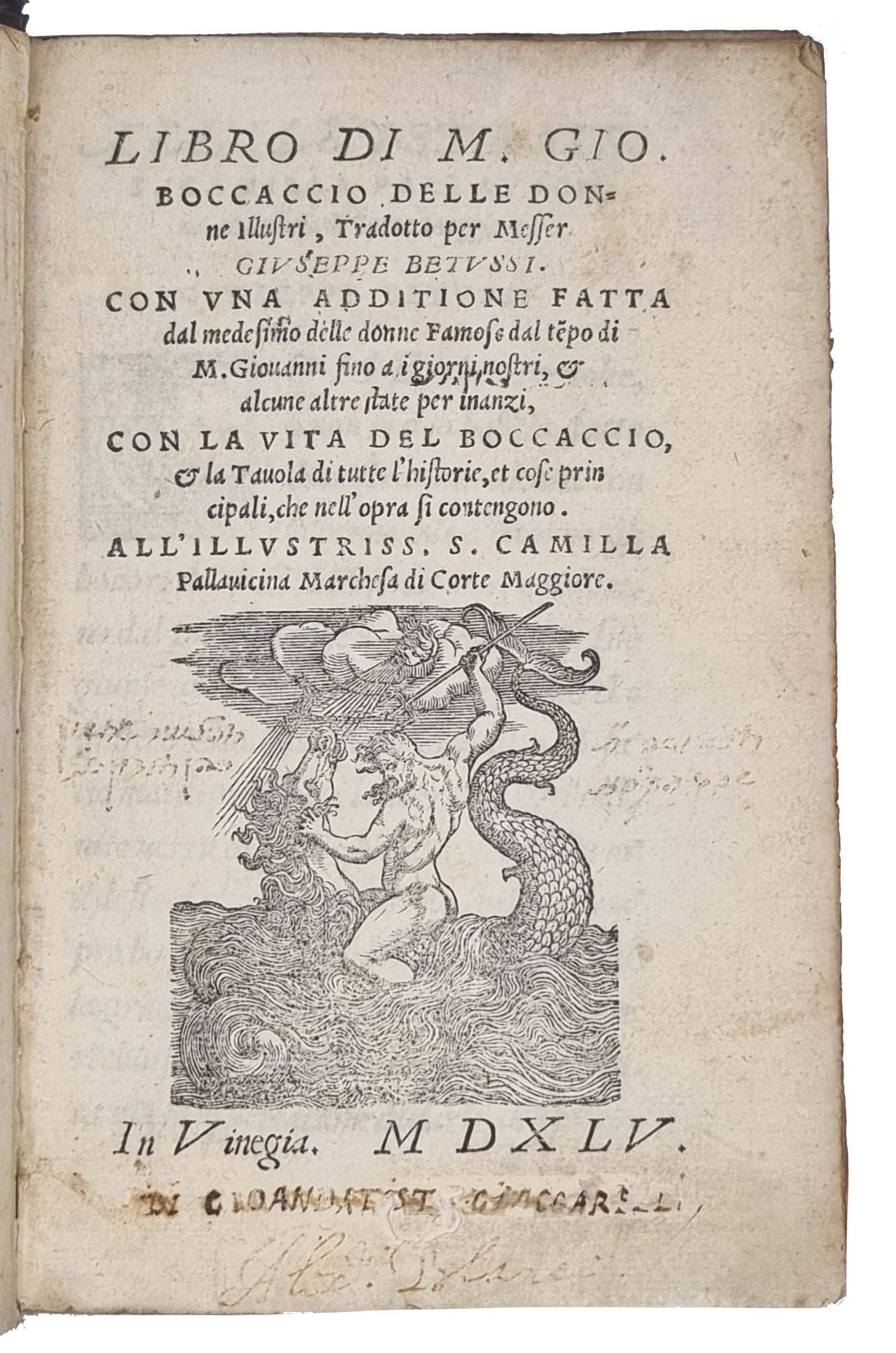 BOCCACCIO, Giovanni