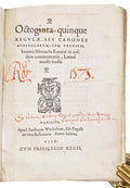 ZONARAS, Joannes; HAEDUUS, Joannes Quintinus, ed. [with] GRATIANUS.
