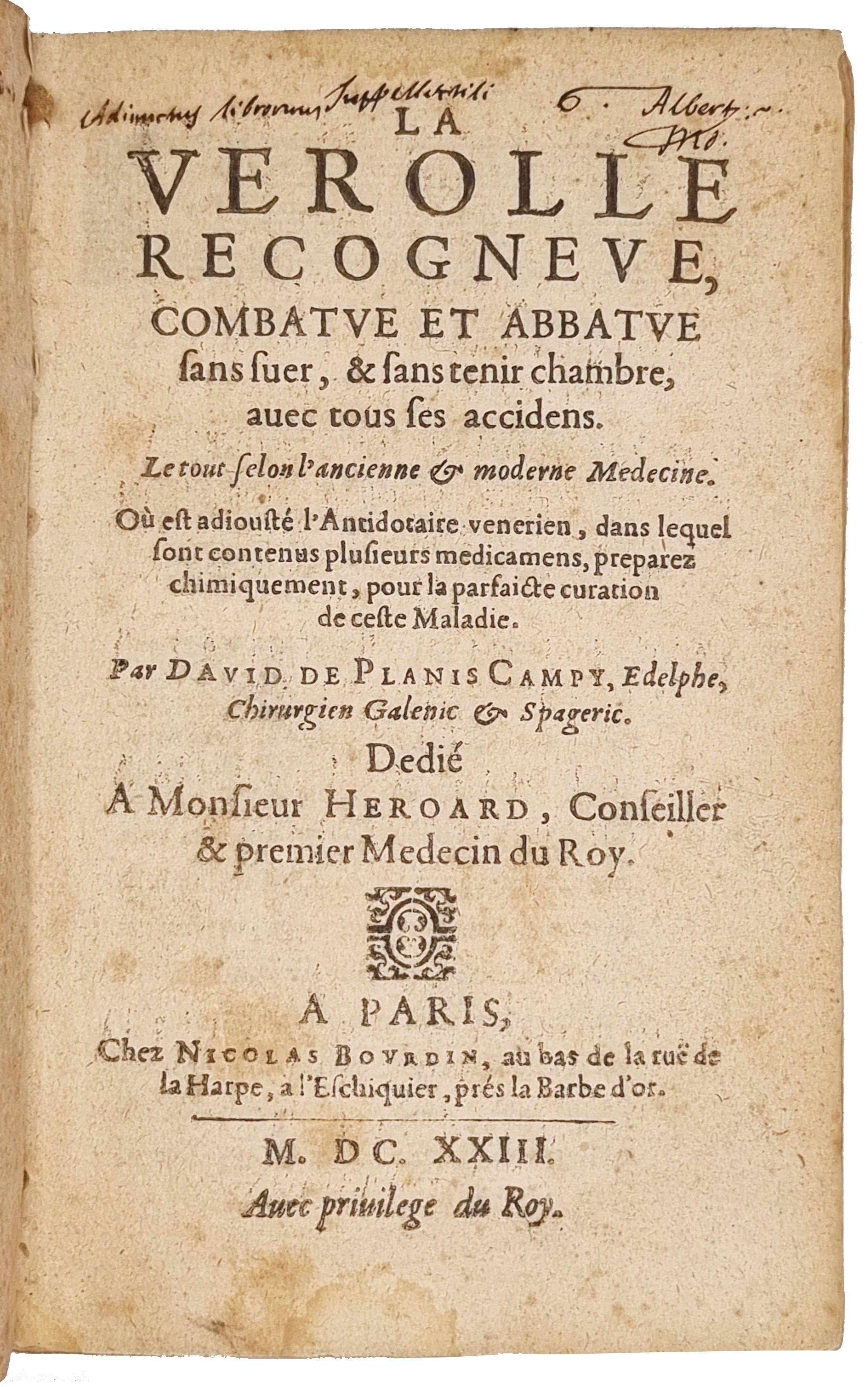 PLANIS CAMPY, David de.