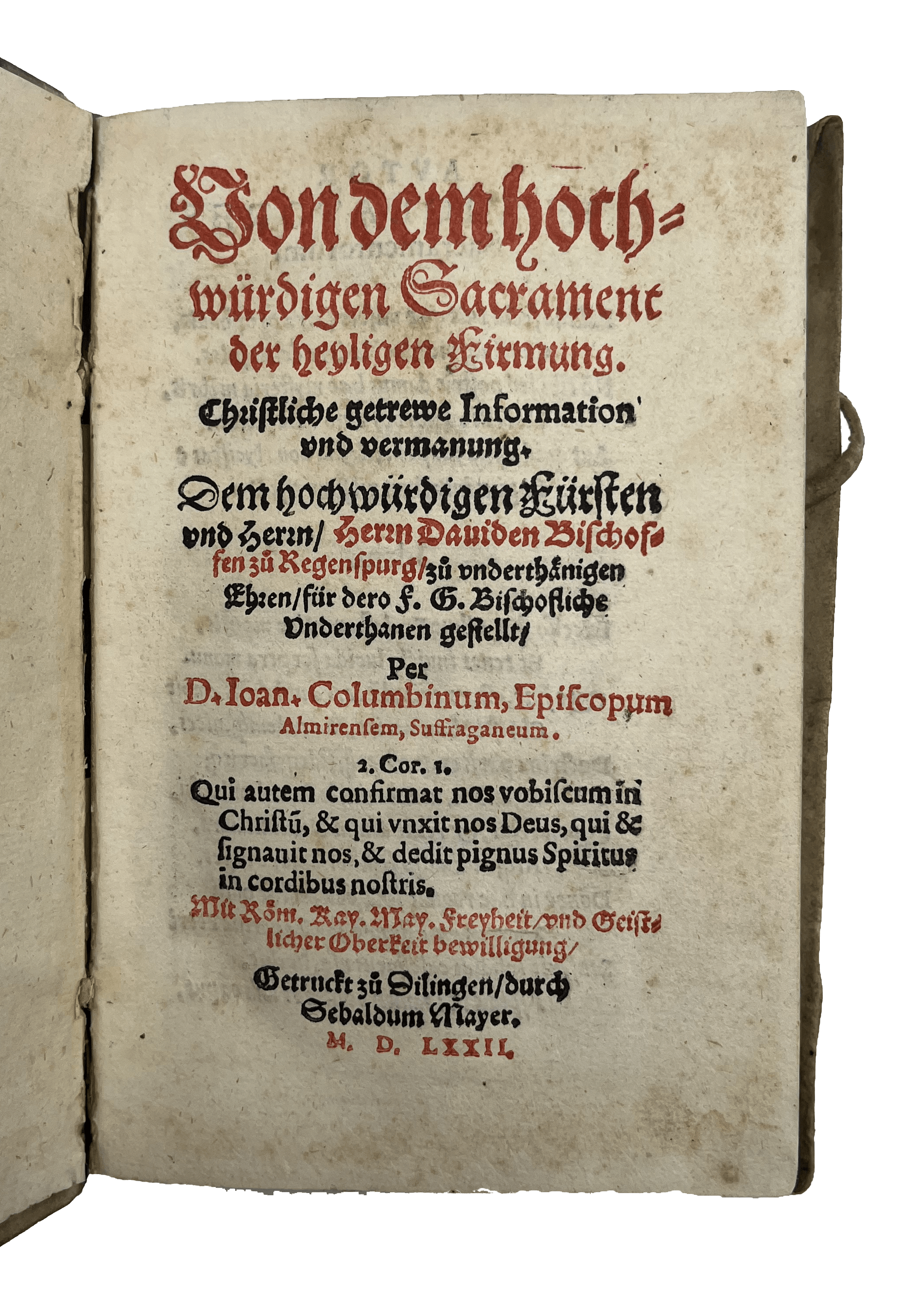 DEUBLINGER, Johann,  COLUMBINUS.
