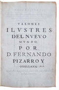 PIZARRO Y ORELLANA, Fernando.