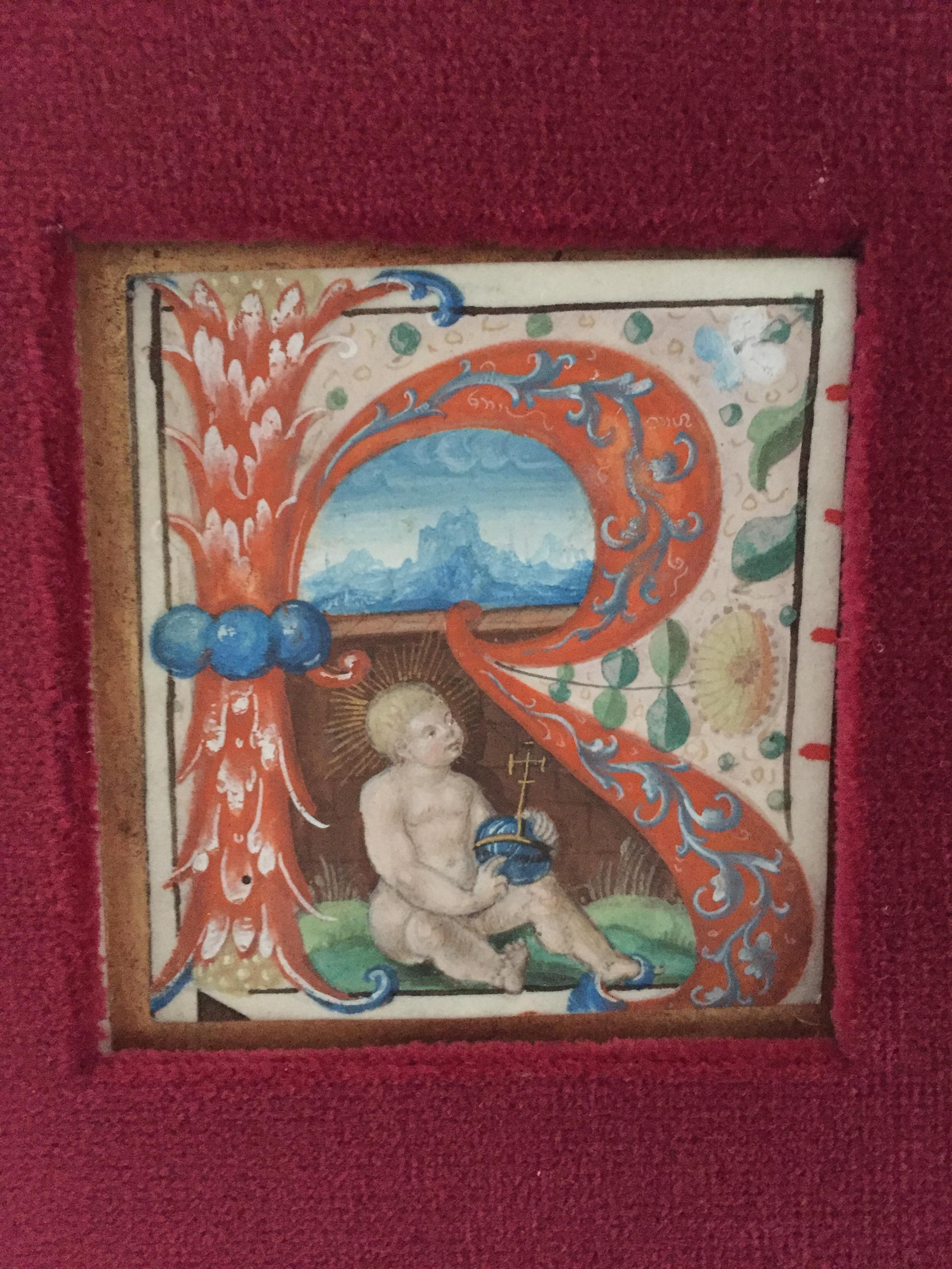 FIVE HISTORIATED INITIALS
