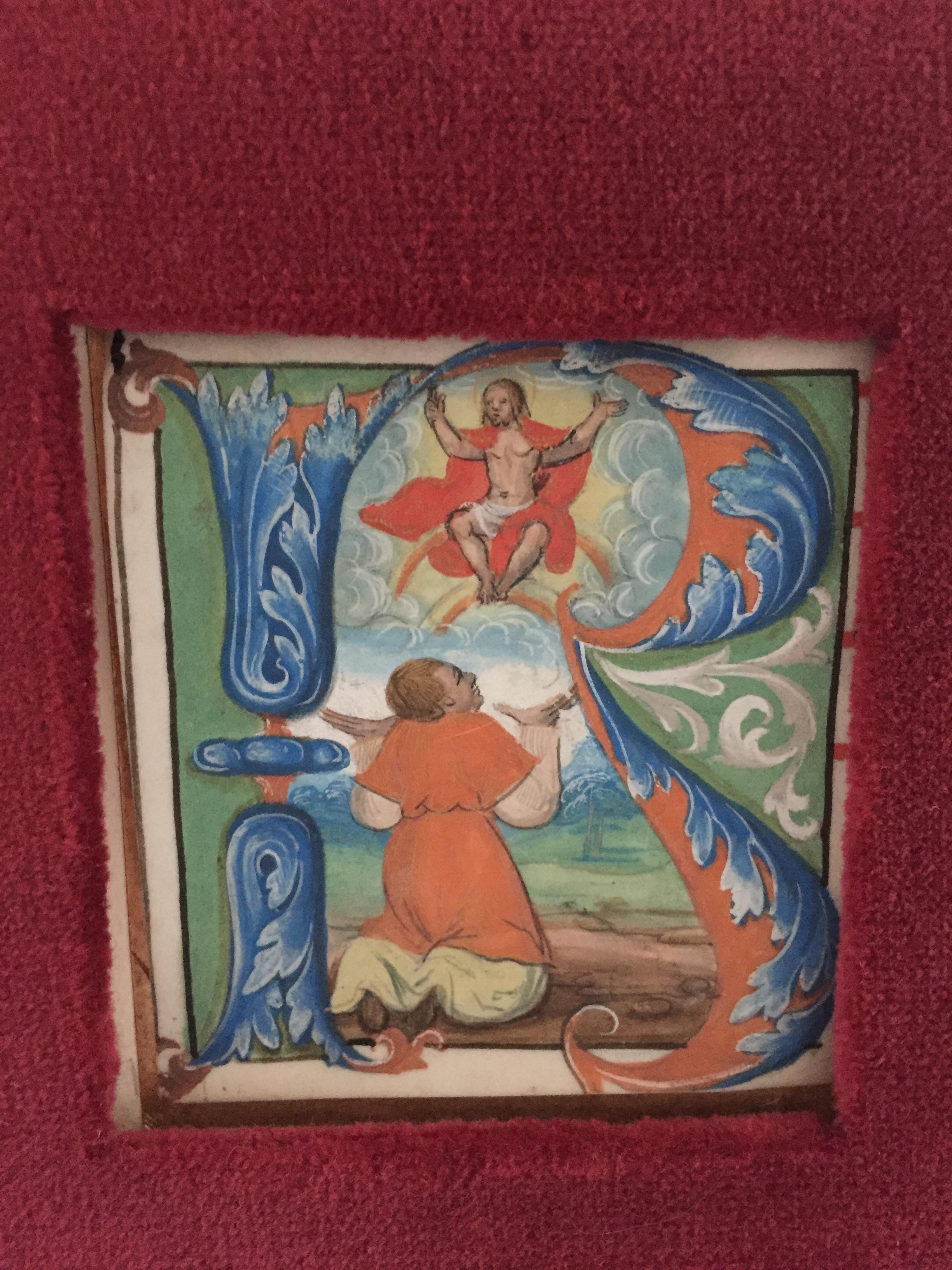 FIVE HISTORIATED INITIALS
