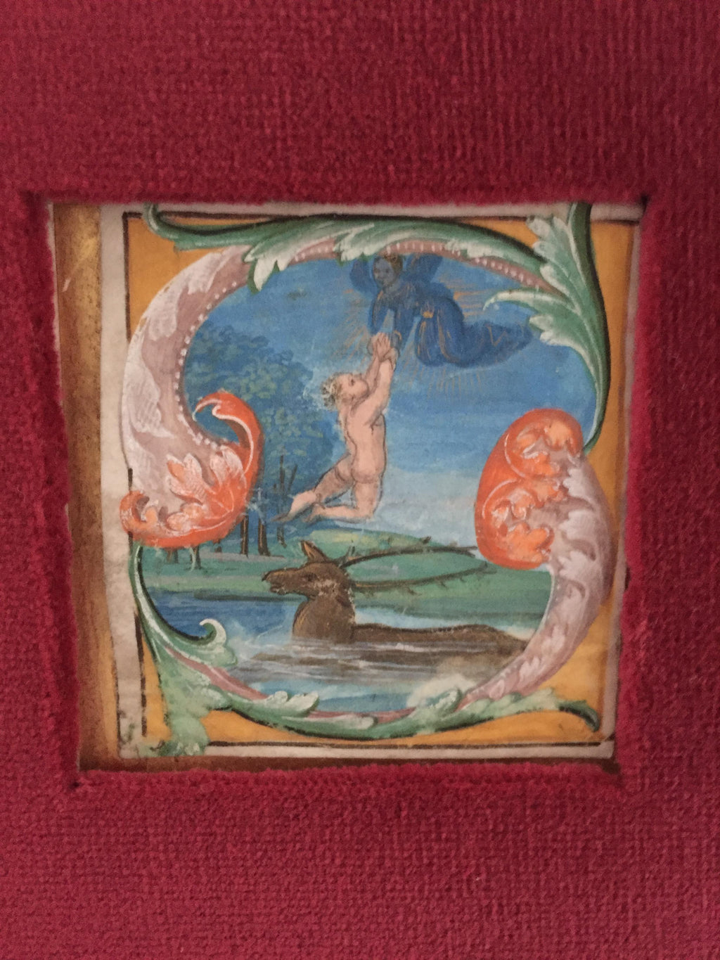 FIVE HISTORIATED INITIALS