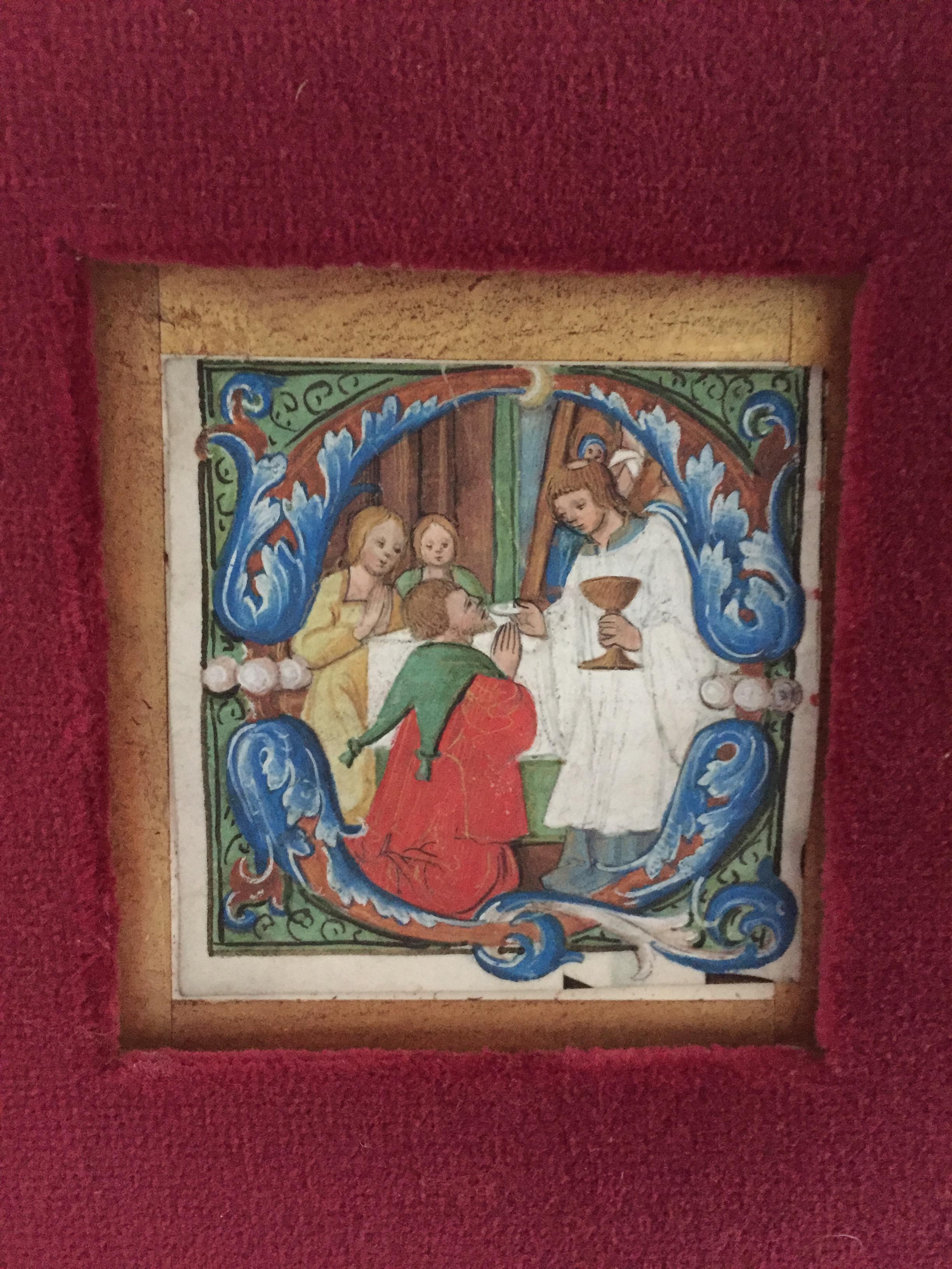 FIVE HISTORIATED INITIALS