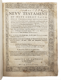 [BIBLE.] THE NEW TESTAMENT.
