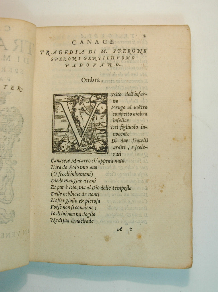 SPERONI, Sperone [with] GIRALDI, Giambattista