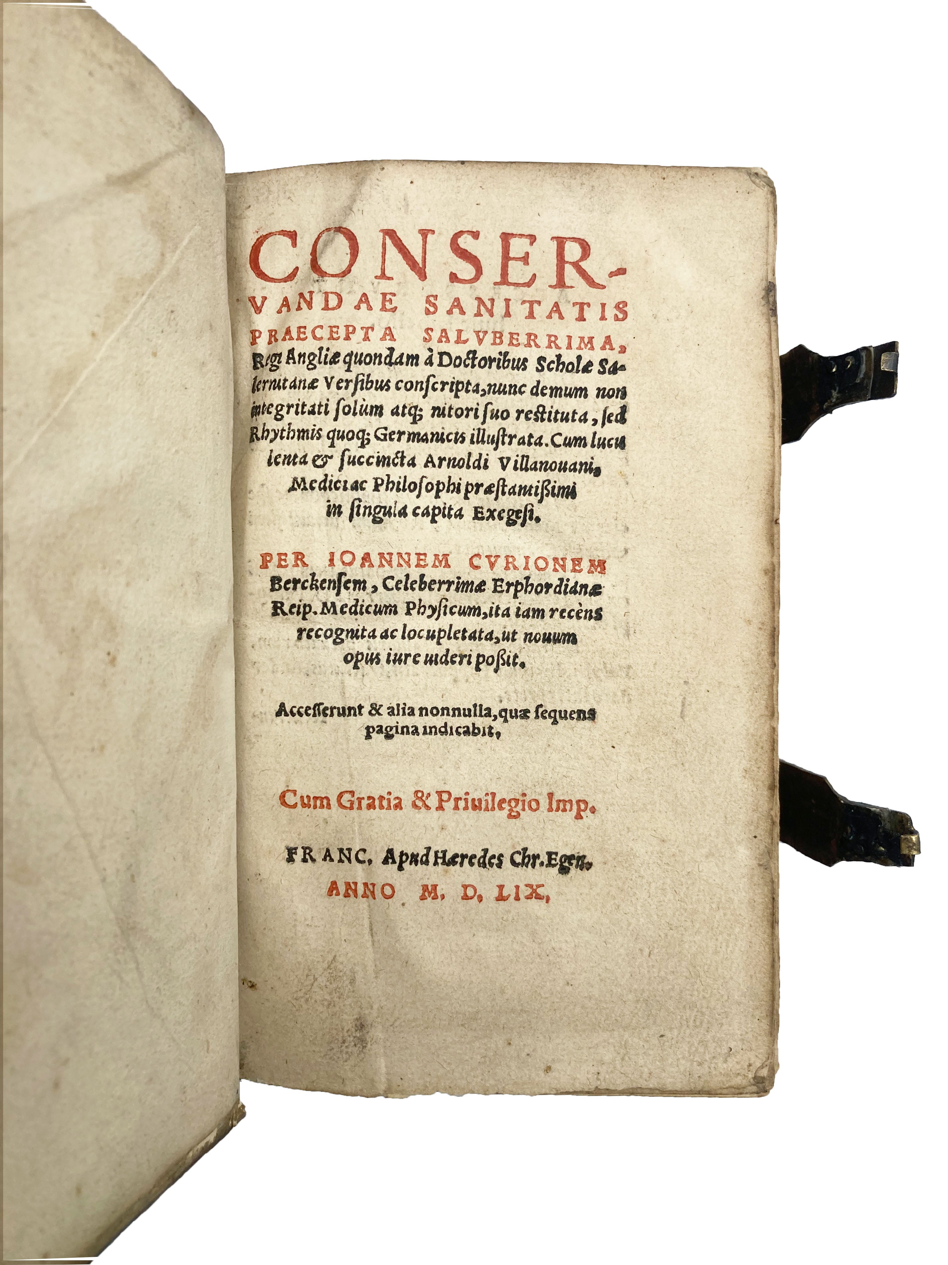 CURIO, Johannes [with] HESSUS, Helius Eobanus