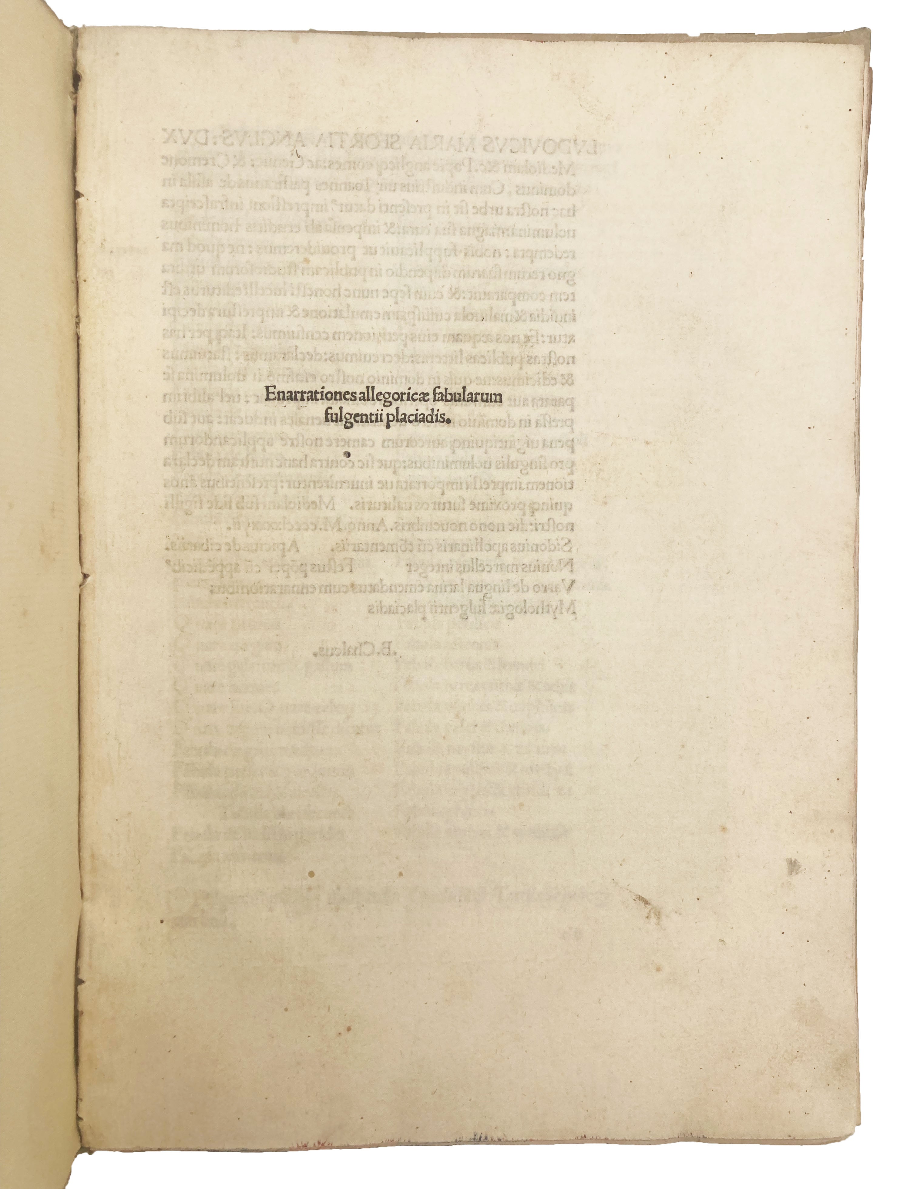 FULGENTIUS, Fabius Planciades.