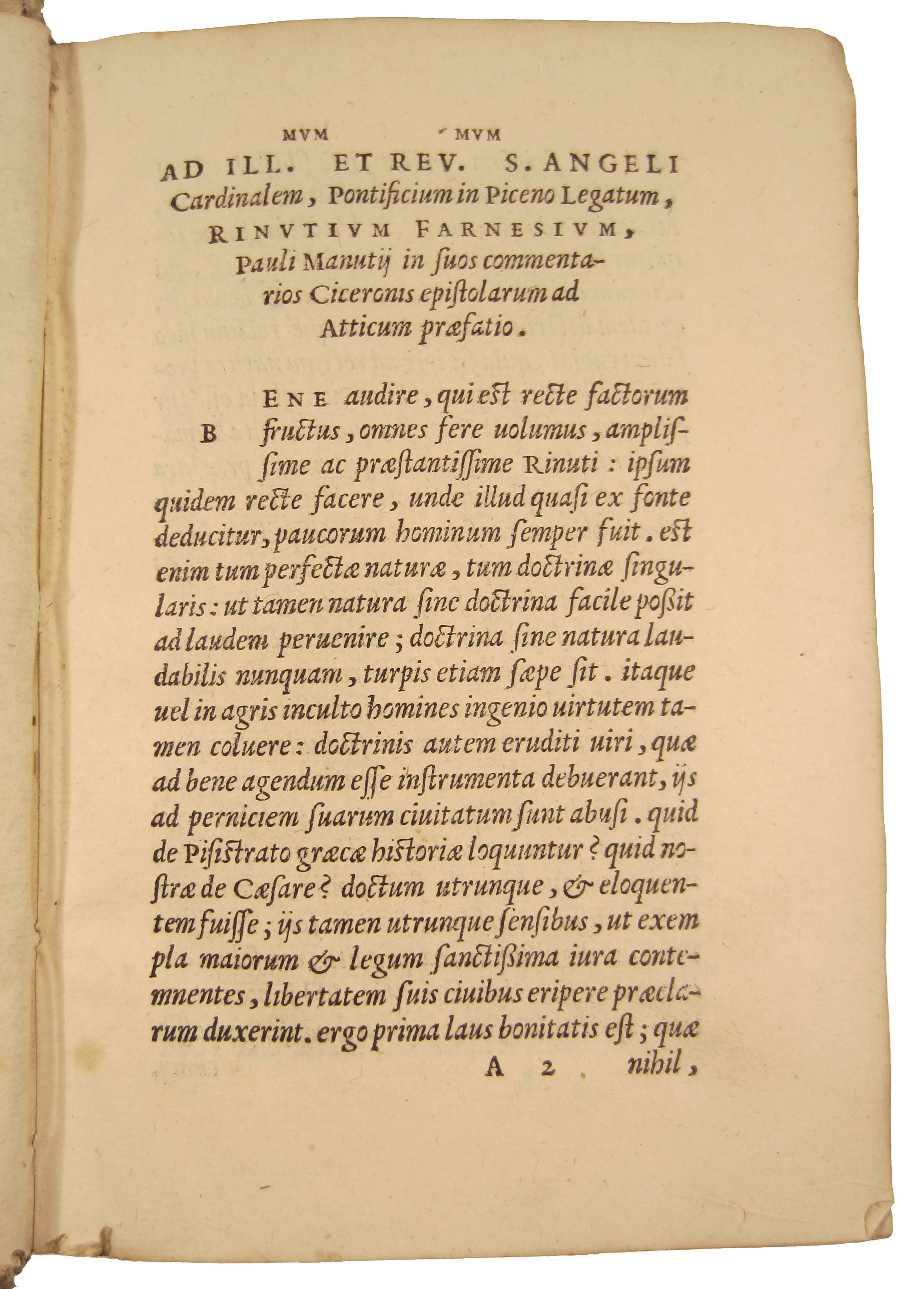 MANUZIO, Paolo