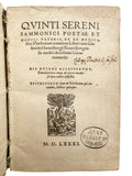 SERENUS, Quintus Sammonicus.